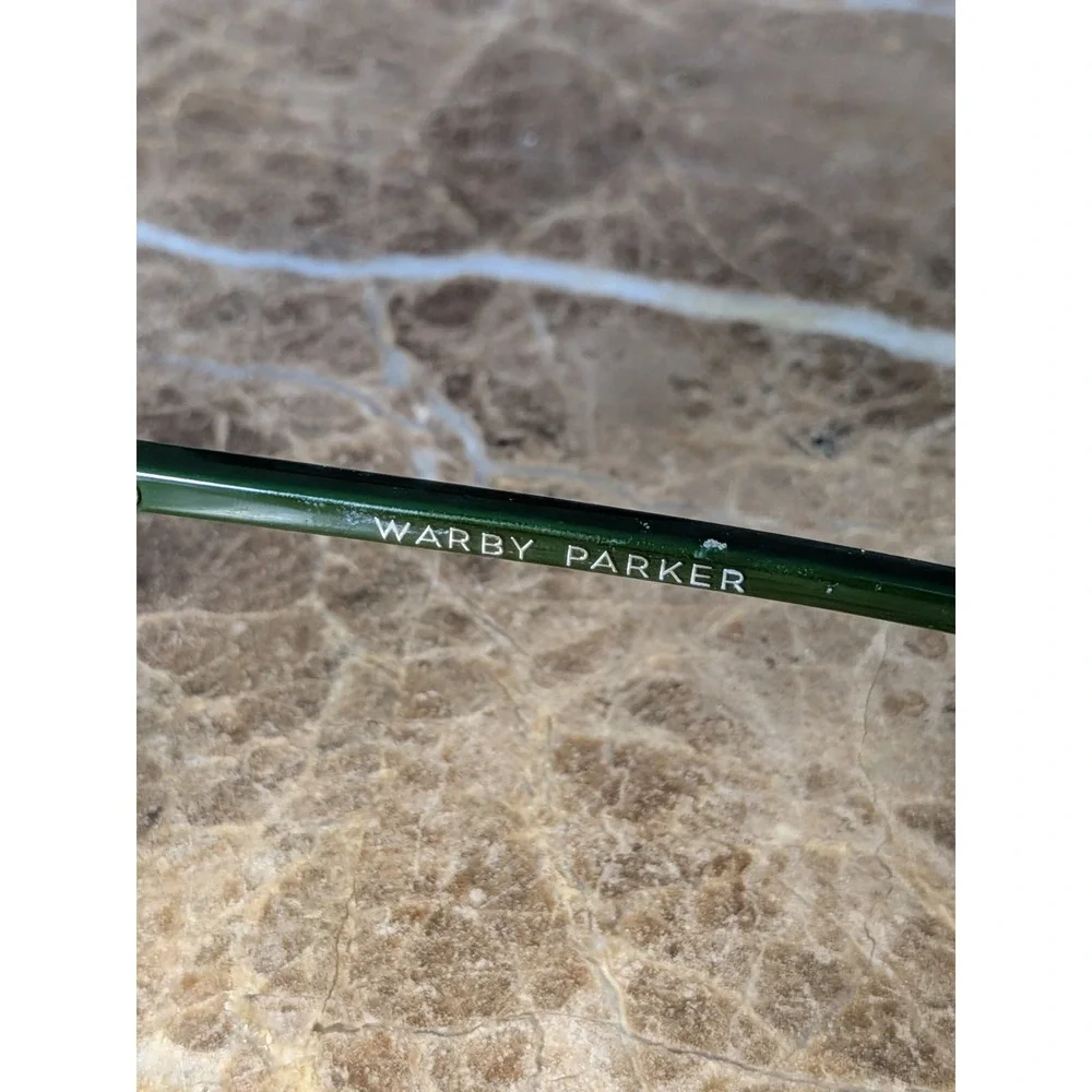 WARBY PARKER EYEWEAR LAUREL M 3708 52-17-135 ITALY GREEN EYEGLASSES I254